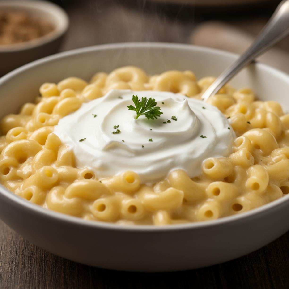 greek yogurt mac and cheese sauce healthy